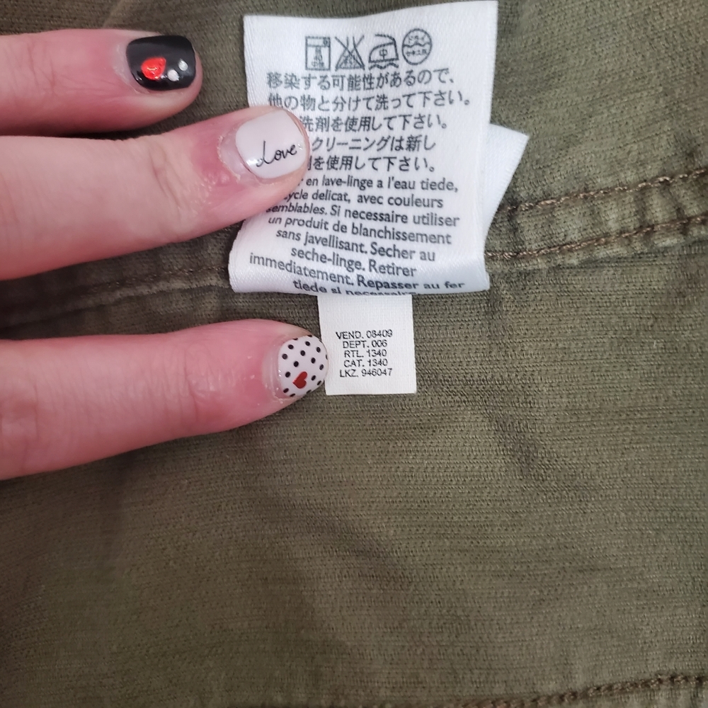 Eddie Bauer Green corduroy jacket cottage core - Picture 7 of 8